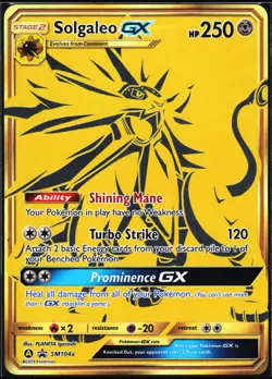 Pokemon Card- Solgaleo GX SM Promos #SM104a - Image 1