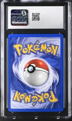 CGC 8.5 Kingdra Neo Genesis 1st Edition 8/111 Holo SWIRL Pokemon Card - Image 2
