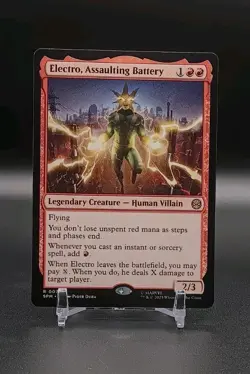 MTG Electro, Assaulting Battery #76- SPM-Regular Rare- NM Condition - Image 1