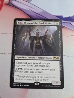 MTG: Vito, Thorn of the Dusk Rose: Core Set 2021 (LP) - Image 1