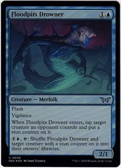 MTG Duskmourn Floodpits Drowner Foil (Uncommon) - Image 2