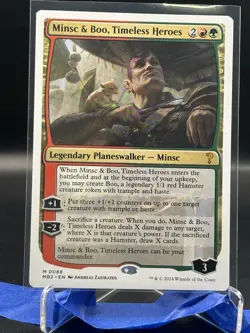 MTG Minsc & Boo Timeless Heroes NM White Border Mystery Booster 2 M 0088 MB2 EDH - Image 1