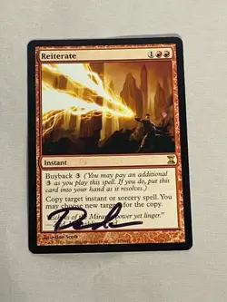 MTG Reiterate Artist Proof and Signature Signed Scott - Image 1
