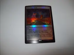 Blazemire Verge Duskmourn: House of Horror Foil Land NM Free Ship & Tracked - Image 2