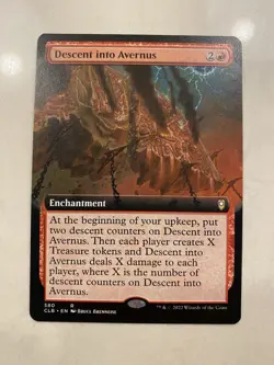 Descent into Avernus EXTENDED ART CMR Legends: Baldur's Gate MTG Never Played! - Image 1