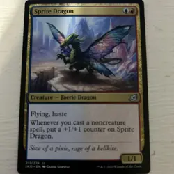 Sprite Dragon Ikoria: Lair of Behemoths LP Blue Red Uncommon - Image 1