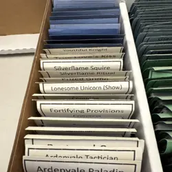 MTG Magic the Gathering Bulk Retail Lot Throne of Eldraine 1626 C, 393 UC Binder - Image 5