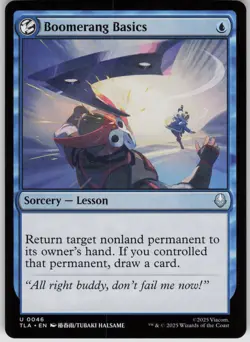 MTG Boomerang Basics Normal NM Avatar: The Last Airbender Magic 46 - Image 1