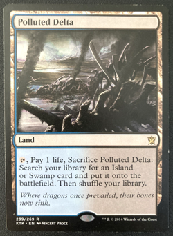 MTG Polluted Delta LP - Khans of Tarkir #239 - Magic: The Gathering - Image 1