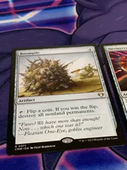 C454 MAGIC GATHERING MTG COMMANDER MASTERS BOOMPILE NEVINYRRAL'S DISK RARE NM - Image 3