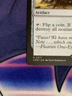 C454 MAGIC GATHERING MTG COMMANDER MASTERS BOOMPILE NEVINYRRAL'S DISK RARE NM - Image 5