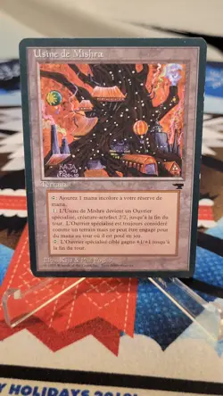 Mtg MISHRA'S FACTORY French USINE DE MISHRA Renaissance Black Border LP - Image 1