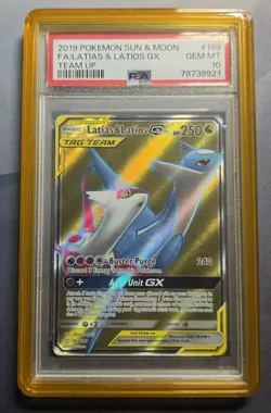 Pokemon Latias & Latios GX Team Up Full Art #169 PSA 10 Gem Mint - Image 1