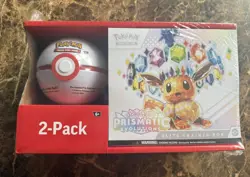 Pokemon TCG Prismatic Evolutions Elite Trainer Box ETB W/ Pokeball - Image 1