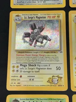 Vintage Holo Rare Pokemon Cards WOTC 1999/2000 Fossil, Jungle, Base Set 2 Raichu - Image 5