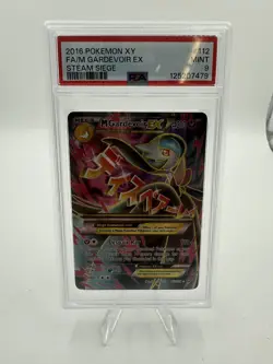 PSA 9 MINT M Gardevoir EX 112/114 XY Steam Siege Ultra Rare 2016 Pokemon - Image 1