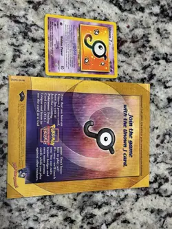 Unown [J] 38/53 - Black Star Promo - WOTC - Pokemon TCG - MP - Image 2