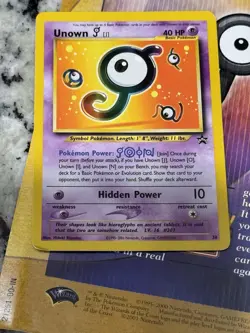 Unown [J] 38/53 - Black Star Promo - WOTC - Pokemon TCG - MP - Image 4