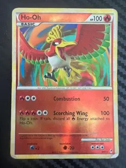 Pokemon TCG Ho-Oh Call of Legends 9/95 Reverse Holo Rare DMG - Image 1