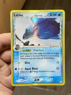 Pokemon TCG Latios 12/110 Holon Phantoms Delta Species Holo Rare - HP/Damaged - Image 2