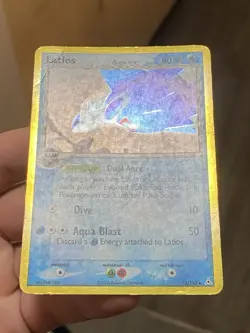 Pokemon TCG Latios 12/110 Holon Phantoms Delta Species Holo Rare - HP/Damaged - Image 4