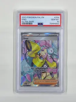 PSA 10 TRAINER IONO PALDEA EVOLVED 254 PAL EN ULTRA RARE 2023 POKEMON GEM MINT - Image 1