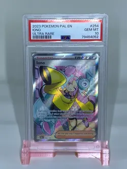 PSA 10 TRAINER IONO PALDEA EVOLVED 254 PAL EN ULTRA RARE 2023 POKEMON GEM MINT - Image 2
