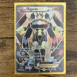 Zygarde EX 54a/124 Pokemon TCG XY Fates Collide Full Art Alternate Promo LP - Image 1
