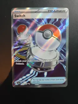 Switch 123/094 - Full Art Trainer - Holo - Pokemon TCG - Phantasmal Flames - Image 1