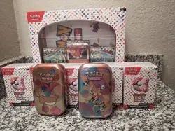 Pokemon S/V 151 Booster Bundle And Poster Collection Mini Tin Lot New Sealed - Image 1