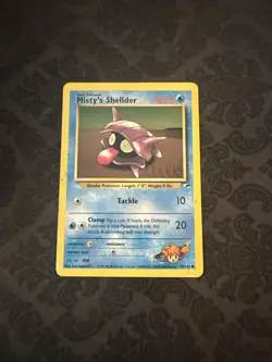Misty's Shellder 89/132 Gym Heroes Unlimited Pokemon TCG D1 - Image 1