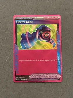 Pokemon TCG Hero’s Cape 152/162 Ace Spec - Temporal Forces NM/M - Image 1