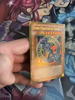 Yugioh Dark Magician of Chaos GLD1-EN016 Gold Rare Limited VLP (LT) - Image 5