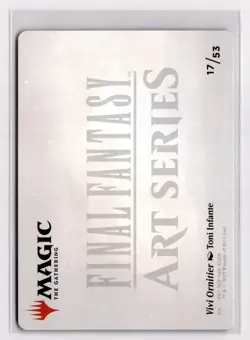 Vivi Ornitier Art Card 17 Art Series: FINAL FANTASY Normal NM - Image 2