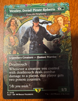 Westley, Dread Pirate Roberts - Fynn, the Fangbearer - Non Foil MTG Secret Lair - Image 1