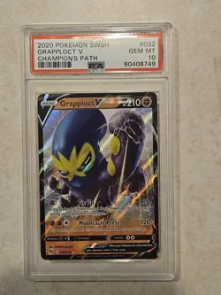 Grapploct V Holo Card 32/73 Champions Path PSA 10 Gem Mint - Image 1