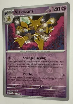 Alakazam 82/167 Twilight Masquerade Reverse Holo Pokemon TCG Card NM - Image 3
