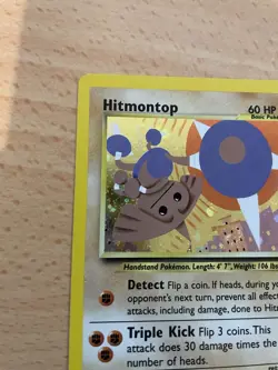 Pokemon Card Hitmontop Rare Holo 3/75 Neo Discovery - Image 5