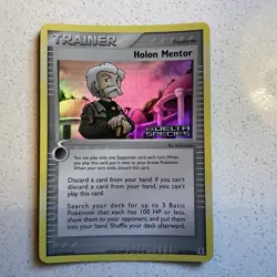 Pokemon Card Ex Delta Species Holon Mentor 93/113 2005 Reverse Stamped Holo - Image 1