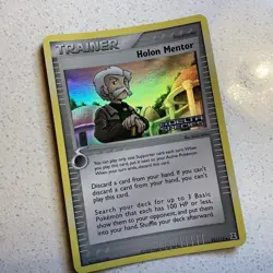 Pokemon Card Ex Delta Species Holon Mentor 93/113 2005 Reverse Stamped Holo - Image 2