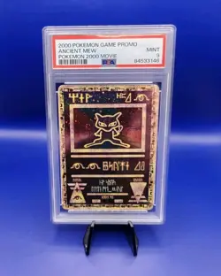 Ancient Mew Movie Promo Pokemon Card Nintendo WOTC TCG 2000 Graded PSA 9 SWIRL - Image 1