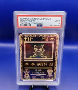 Ancient Mew Movie Promo Pokemon Card Nintendo WOTC TCG 2000 Graded PSA 9 SWIRL - Image 2