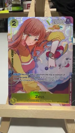 Zeus (OP11-106) Promo Bandai Card Games Fest 24-25 One Piece Nami english Nm - Image 1