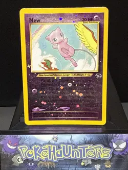 Pokemon Card Mew 1/18 Southern Islands Reverse Holo Rare Played 2 - Image 1