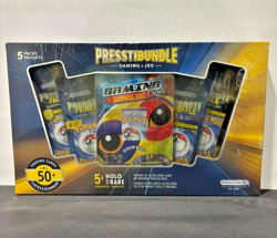 Pokemon TCG Mystery Box PresstiBundle 50+ Cards 5 Packs Holo Rare Sealed - Image 1