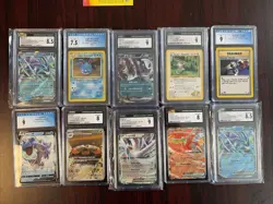 Mixed Graded Pokemon Card Lot - CGC 9 Gym Challenge, Neo Destiny, 1st Edition - Image 1