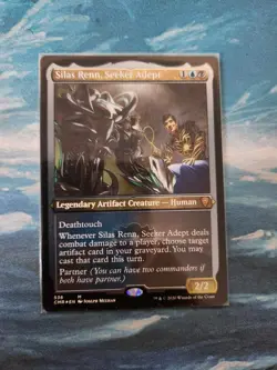 (FOIL Etched) x1x Silas Renn, Seeker Adept (CMR) Commander Legends MtG - Image 1