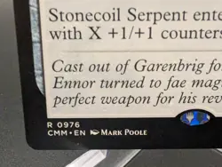 Stonecoil Serpent Commander Masters Regular - Image 2