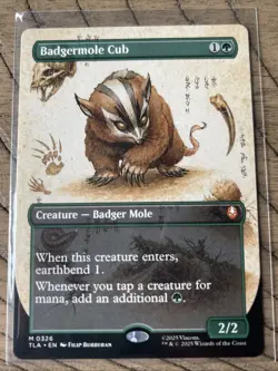 Badgermole Cub (Borderless) Avatar: The Last Airbender Regular - Image 1