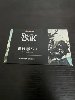 Magic the Gathering Secret Lair x Playstation Ghost of Tsushima NON-FOIL Sealed. - Image 1